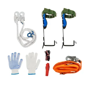 Climbing Spikes Kit w/Safety Harness