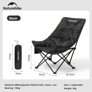 Outdoor Folding High Back Moon Chair