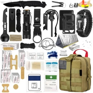 258-Piece  Survival & Outdoor Gear Set